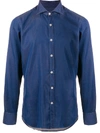 CANALI FITTED DENIM SHIRT