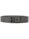 Anderson's Grained Style Belt In Grey