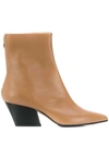 AEYDE POINTED ANKLE BOOTS