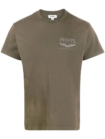 Phipps Logo Crew-neck T-shirt In Green