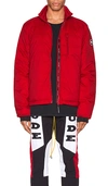 Canada Goose Lodge Packable Windproof 750 Fill Power Down Hooded Jacket In Red