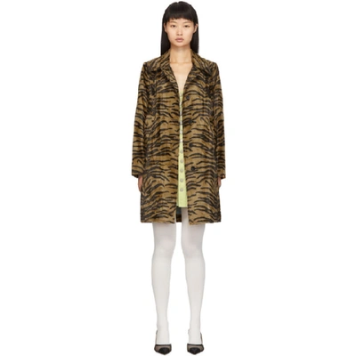 Ashley Williams Brown Tiger Dolly Coat