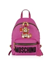 MOSCHINO TEDDY BEAR NYLON BACKPACK,11155618