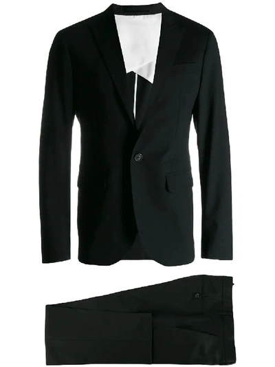 Dsquared2 Men's Black Wool Suit
