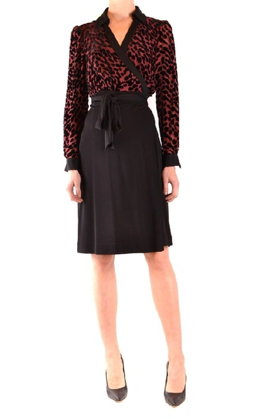 Diane Von Furstenberg Women's Black Polyester Dress