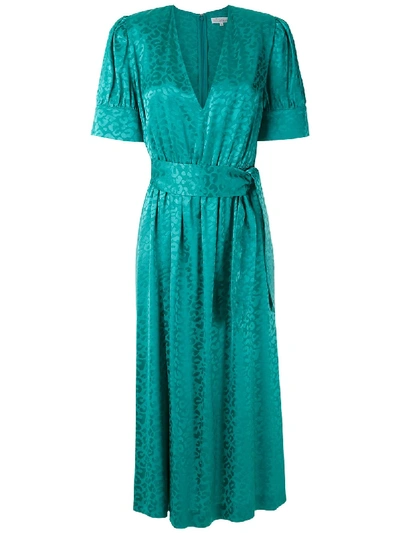 Nk Nivea Jacquard Dress In Green