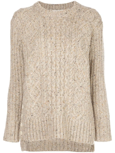 Alex Mill Cable Knit Jumper In Neutrals