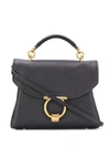 Ferragamo Gancini Top-handle Bag In Black