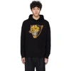 GIVENCHY GIVENCHY BLACK CHEETAH PATCH HOODIE