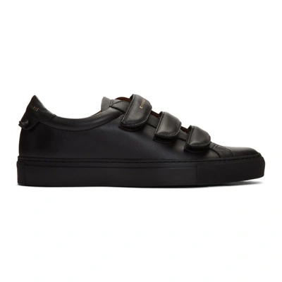 Givenchy Black Velcro Urban Knots Trainers