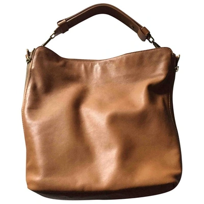 Pre-owned Gerard Darel Camel Leather Handbag