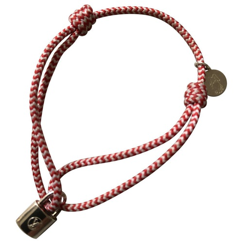 Pre-Owned Louis Vuitton For Unicef Red Silver Bracelet | ModeSens