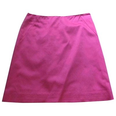 Pre-owned Alberto Biani Mini Skirt In Pink