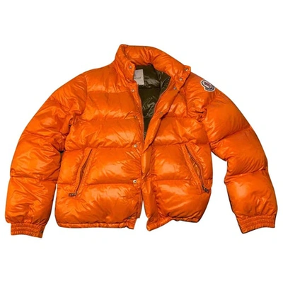 Pre-owned Moncler Classic Orange Jacket