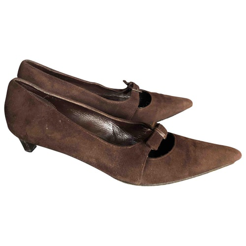 brown bottega heels
