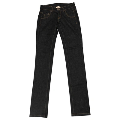Pre-owned Pinko Slim Jeans In Blue