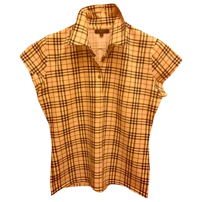 Pre-owned Burberry Cotton Top In Other