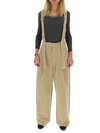 UMA WANG UMA WANG SUSPENDER DETAIL PANTS