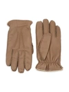 SAKS FIFTH AVENUE COLLECTION Cashmere-Lined Deerskin Gloves