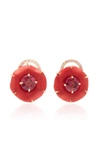 SILVIA FURMANOVICH WOMEN'S 18K GOLD; MARQUETRY; RUBY AND RUBELLITE EARRINGS,784632