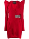 John Richmond Kabbia Short Dress In Red