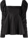 Macgraw Romantic Blouse In Black