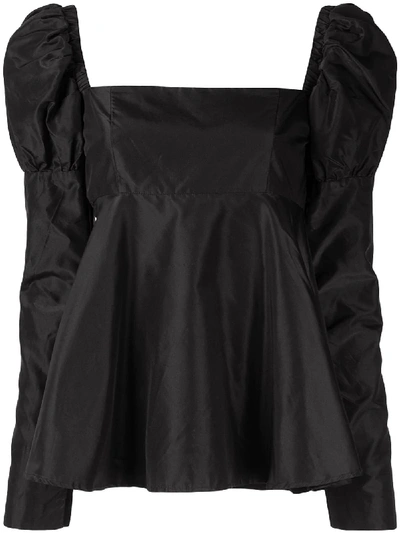 Macgraw Romantic Blouse In Black