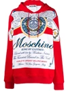 MOSCHINO OVERSIZED KING OF CLOTHES HOODIE