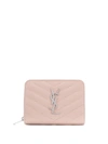 Saint Laurent Monogram Compact Zip In 粉色