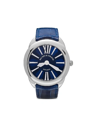 Backes & Strauss The Piccadilly Renaissance 40mm In Blue