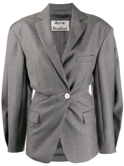 Acne Studios Voluminous Suit Jacket Grey