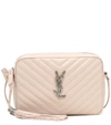 Saint Laurent Lou Camera Leather Crossbody Bag In Pink