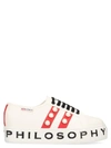 PHILOSOPHY DI LORENZO SERAFINI PHILOSOPHY DI LORENZO SERAFINI X SUPERGA EMBELLISHED SNEAKERS