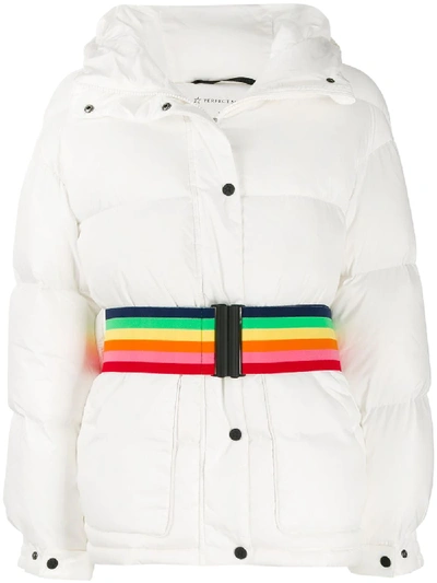 Perfect Moment Oversized Hooded Down Jacket In White