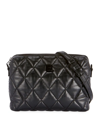Balenciaga Touch Small B-logo Quilted-leather Cross-body Bag In Black