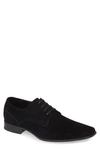 Calvin Klein Brodie Plain Toe Derby In Black Suede