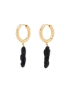 ANNI LU CUBIC ZIRCONIA DROP HOOP EARRINGS