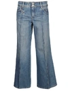 GIVENCHY FLARED HIGH RISE JEANS,11156404