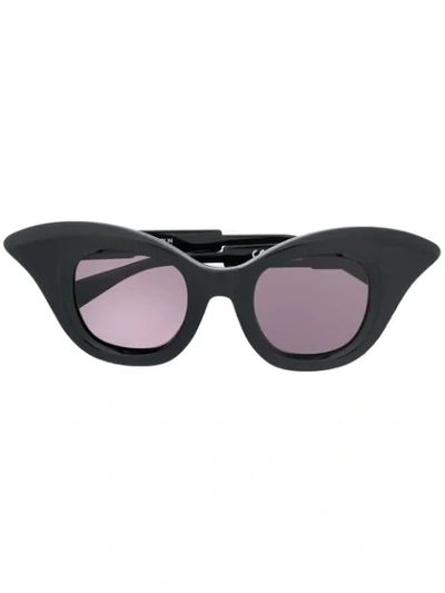 Kuboraum Oversized-frame Sunglasses In Black