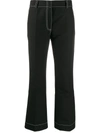 MARNI CONTRAST TOPSTITCHING TROUSERS