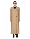 HAIDER ACKERMANN BEIGE DOUBLE-BREASTED WOOL COAT,194-1102-219-028