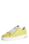 MIU MIU CRYSTAL DETAIL SKATE PLATFORM SNEAKER,5E643C XZYF 05099