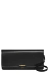 BURBERRY HOOKE HORSEFERRY LEATHER CLUTCH,8011460