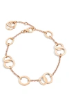 POMELLATO BRERA 18K ROSE GOLD ADJUSTABLE CHAIN BRACELET,PBB9104O700000000