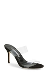 MANOLO BLAHNIK SCOLTO TRANSPARENT STRAP SANDAL,SCOLTO001