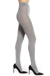 Falke Soft Merino Wool Blend Tights In 3399 Light Grey Melange