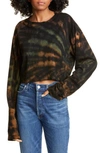 Cotton Citizen Tokyo Tie Dye Crop Tee In Desert Vortex