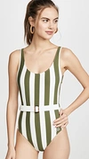 SOLID & STRIPED ANNE MARIE BELT ONE PIECE