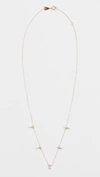 ADINA REYTER STACK BAGUETTE CHAIN 14K NECKLACE