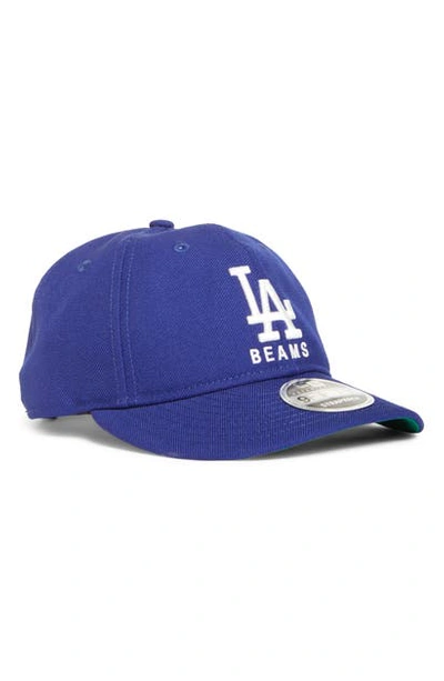 New Era Beams X  9fifty Los Angeles Dodgers Wool Twill Baseball Cap In Blue